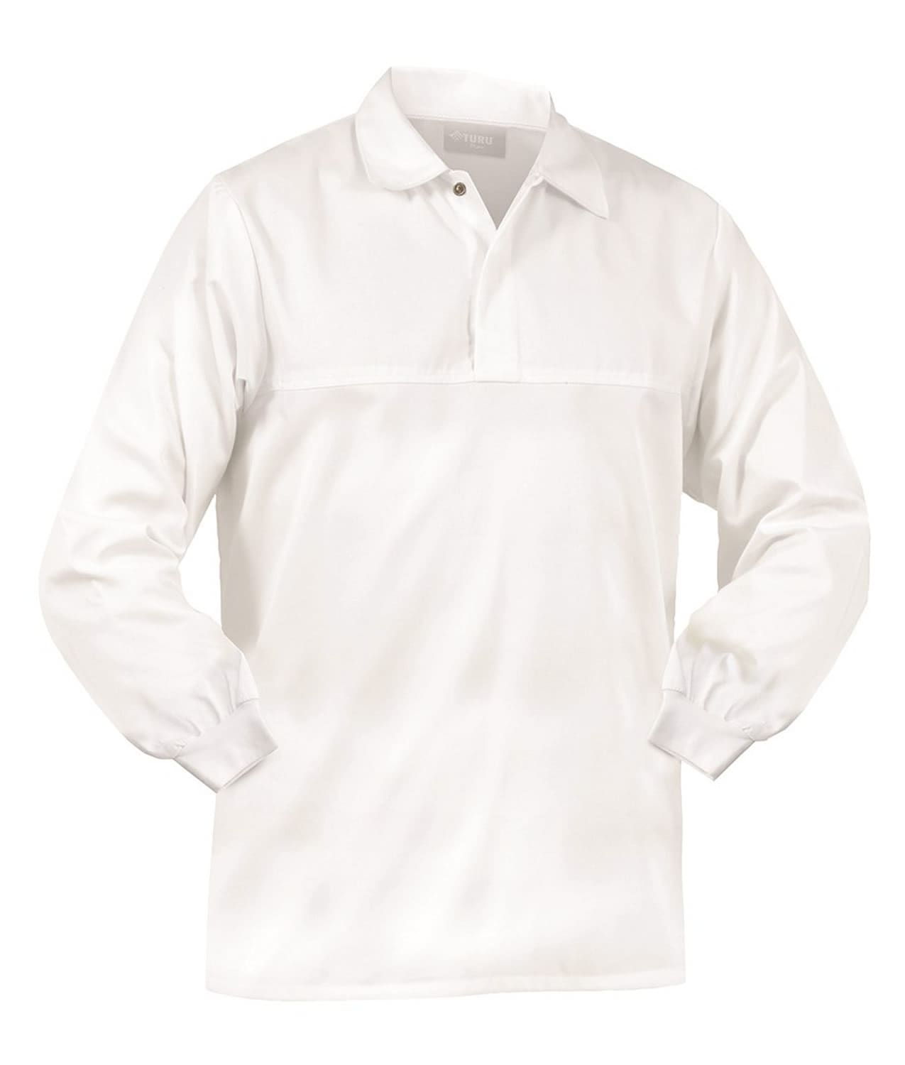 Food Industry 240gsm Polycotton Domed front Long sleeve Jerkin Smartzone
