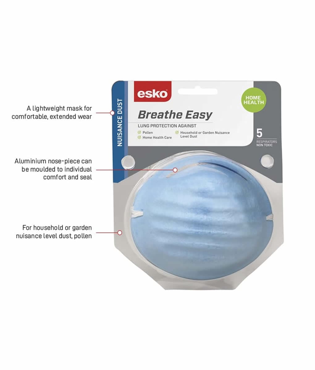 DRND-B Esko BreatheEasy Non-Toxic Mask Blister Pack