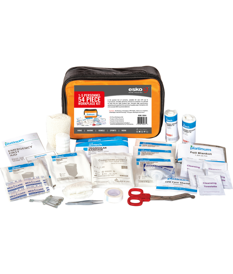 ESKO First Aid 54 Piece Workplace Kit - Softpack