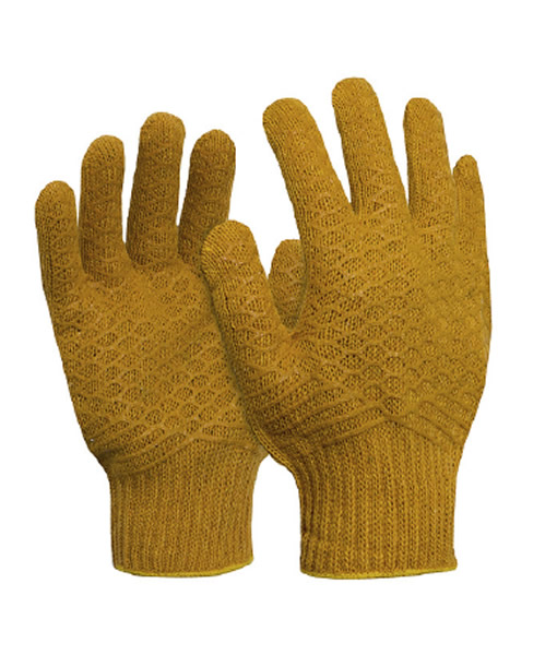 BLUE BRUTE®', Premium Blue/gold welders glove, palm & knuckle bar, Kevlar stitch, 406mm ⋆ Comply