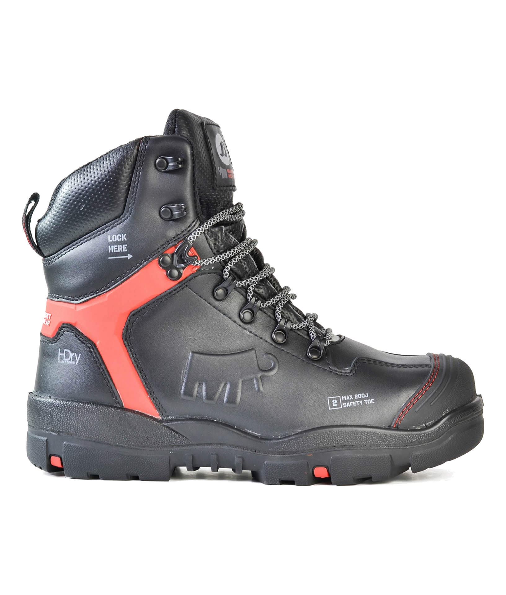Bata Mammoet Winch Lace Up Safety Boot