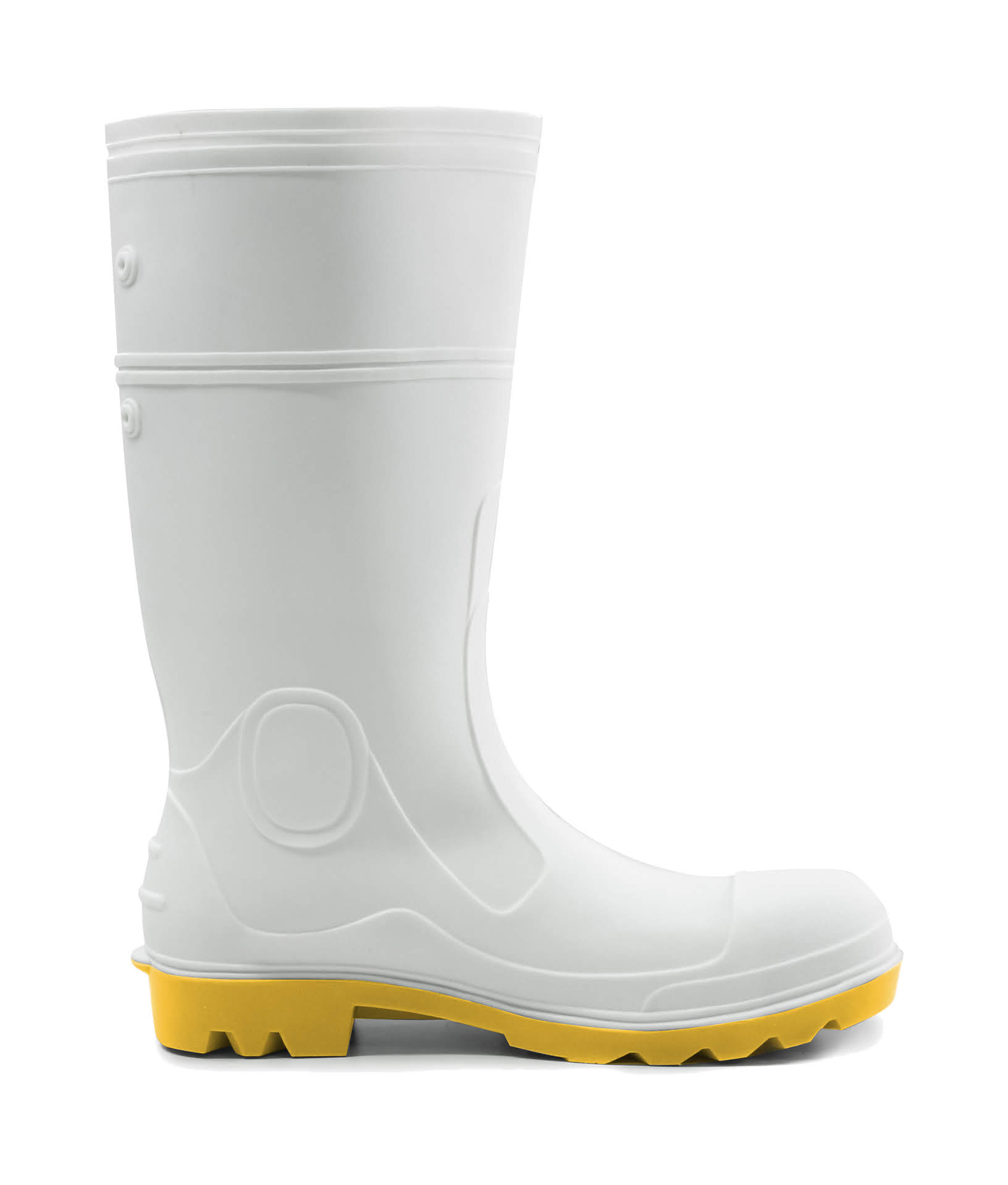 Mohawk PVC/Nitrile Food Industry Gumboot White/Yellow (MOHAWKGSX)