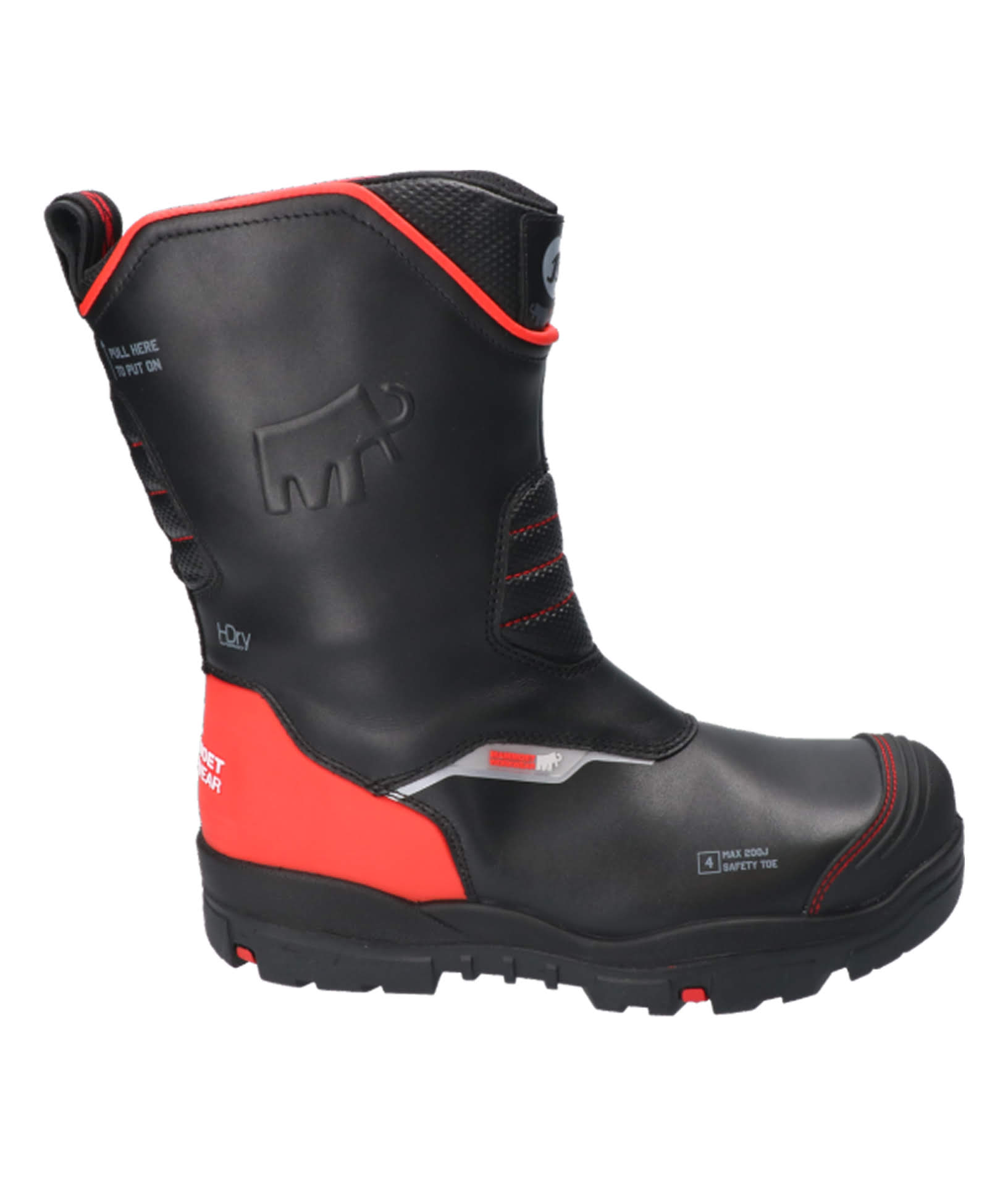 Bata Mammoet Barge Pull Up Metal Free Leather Safety Boot